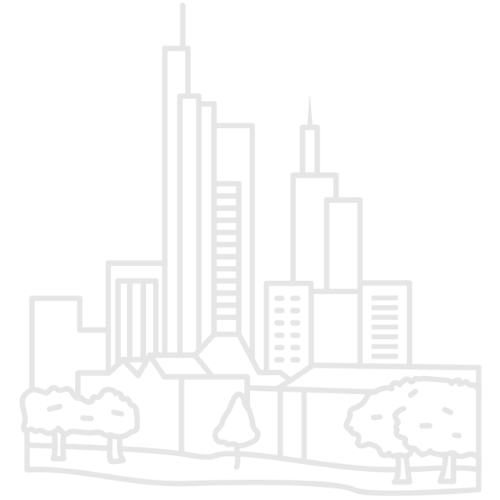 Icon von der Skyline von Frankfurt